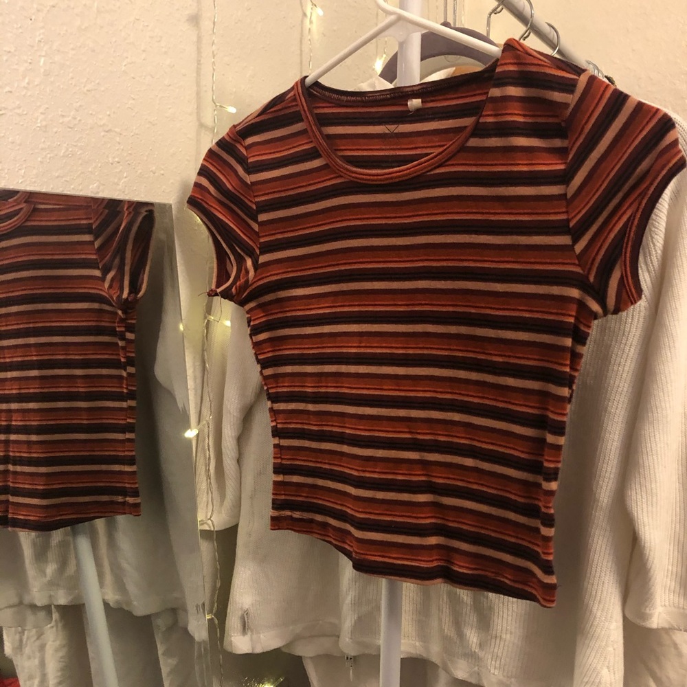PacSun striped crop